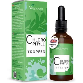 Vegavero Chlorophyll Liquid 60ml | 300mg Sodium Copper Chlorophyllin | No Additives, Lab-Tested | Made in the UK | Vegan-Friendly