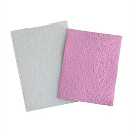 Arbuya Christmas Tree Background Plastic Embossing Folders for Card Making Christmas Background Embossing Tempplate for Scrapbooking Papaer Carfting-AFD164