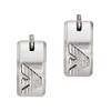 Emporio Armani EGS3165040 Men's Silver Stainless Steel Earring, Stainless Steel,