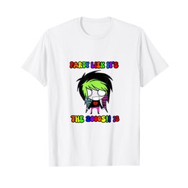 Party Liek It’s The 2000’s Scene Kid Y2K Emo T-Shirt