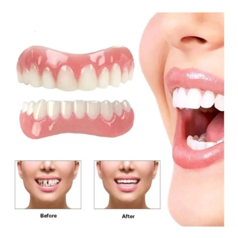 Generic,dientes postizos,blanqueador de dientes Paquete De 7 Pares Falsos Profesionales