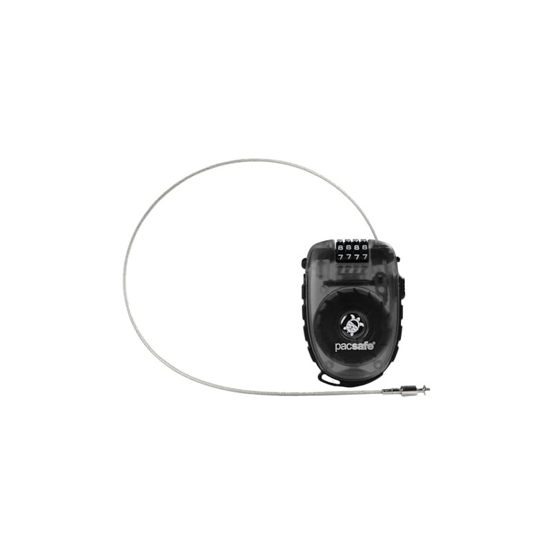 Pacsafe Retractasafe 250 Cable Lock, Color:Smoke, One Size