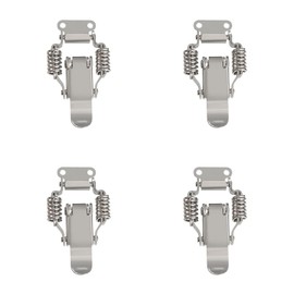 Spring hasp Toolbox Toggle latches Lock，Stainless Steel 304 Toolbox Draw Compression Spring Toggle Latch Catch Clamp W/Screws