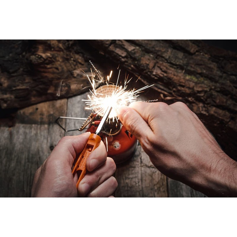 EXOTAC - polySTRIKER Lightweight Ferrocerium Fire Starter with Snap-in Striker