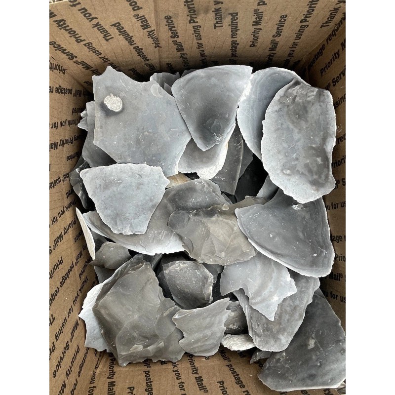 3 Pounds Of High Quality Heat Teated Georgetown Flint Big