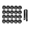 MAX COOL 20PCS 19mm Wheel Lug Nut Covers Hub Screw