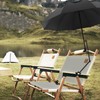 DUOUPA Adjustable Sun Umbrella with Clamp Clip UPF 50+ Portable