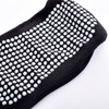 4 Pairs Women Low Rise Non Slip Yoga Toeless Socks