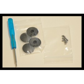 Generic 4 x Rubber Feet foot & screws kit for Apple Macbook Air A1369 A1370 A1466 A1465