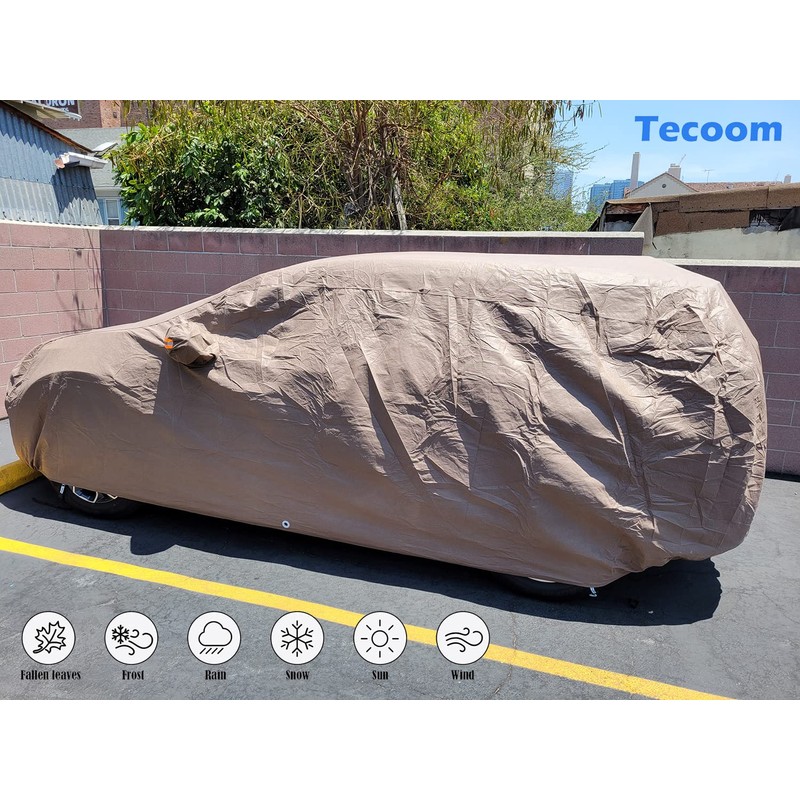 Tecoom Thick Shell Super Breathable-Waterproof Windproof Snow Sun Rain UV