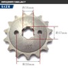 [MAXIMASELECT] Front Sprocket with Fixing Plate, Chain Wheel Sprocket, 420-15,