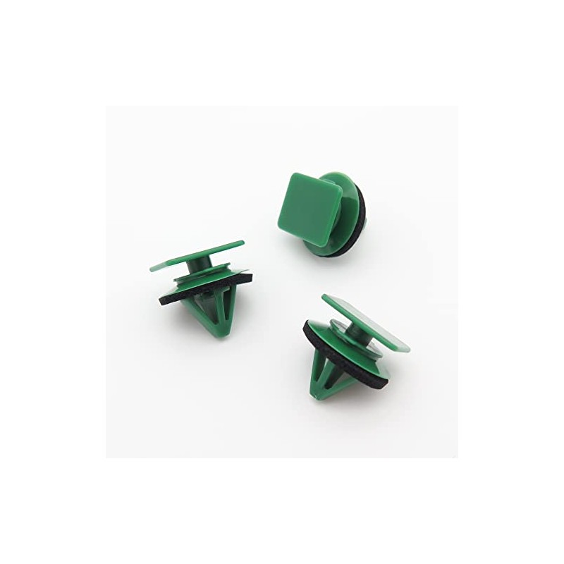 VVO Fasteners- Green Plastic Side Skirt, Sill Moulding Cover Trim