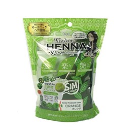 Shimshim Japan Madame Henna 4 Pack Orange 3.5 oz (100 g) (0.9 oz (25 g) x 4)