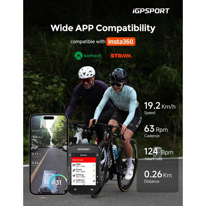 iGPSPORT BSC200S Bike Computer Cycling Computer Bike GPS Computer With