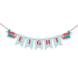 Inkdotpot Birthday Backdrops For Party I Am Eight Carnival Party Supplies For Boy Aeroplane Birthday Banners