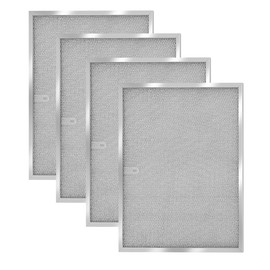 BPS1FA30 Range Hood Grease Filter 11-3/4" x 14-1/4" x 3/8" Compatible with Broan QS1 Nutone Allure WS1 QS2 30" Range Hood, Replaces 99010299 S99010299 S99010305 AP3378953 (4 Pack)