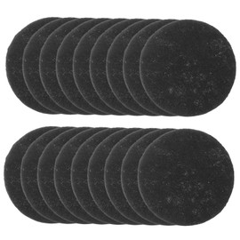 BESPORTBLE 100Pcs Felt Fabric Sheets for DIY Craft Black Round Felt Pads for Ornaments Crafting Material for Sewing and Patchwork Projects for Home Decoration and Activities