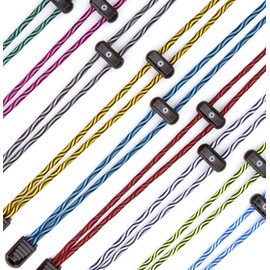 BOOMLACES "Laces with Power" No Tie Shoelaces for Boys and Girls (Solid Navy)