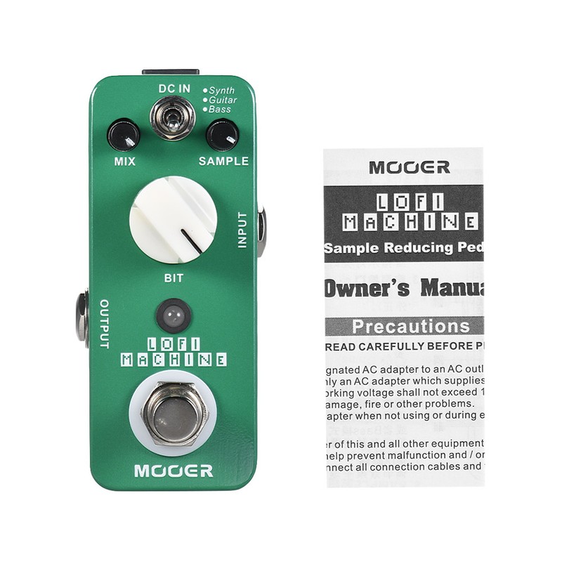 MOOER LOFI MACHINE Sample Reducing Guitar Effect Pedal 3 Modes