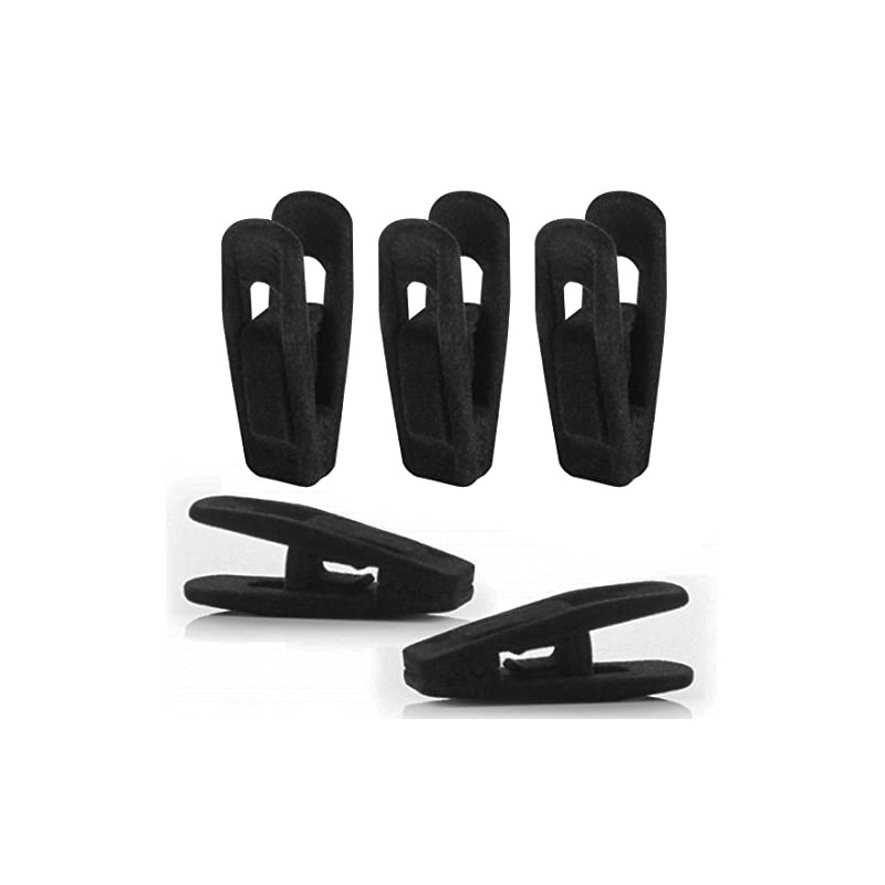 Otylzto Velvet Hanger Clips - 20pcs Plastic Clips for Velvet