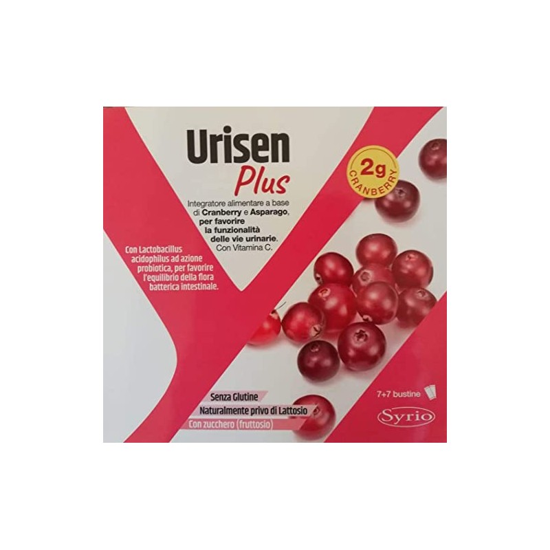 Syrio Integratori Alimentari, Urisen Plus Integratore alimentare con Cranberry e