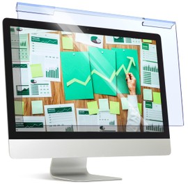 VINTEZ Blue Light Screen Protector Compatible With iMac 27 Inch (2012-2020) – Anti-UV Blue Light Blocking Film for Desktop PC, Eye Protection Filter, 24.1" x 15.1"