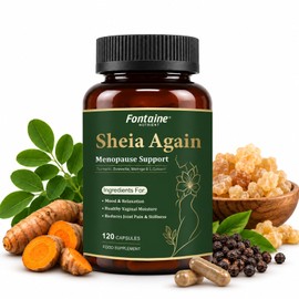 She Again Menopause Supplement for Women with Probiotics, Hormone Balance for Women, Menopouse Reliet & Uttaility for Women, Support Daily Health, 120 Capsules