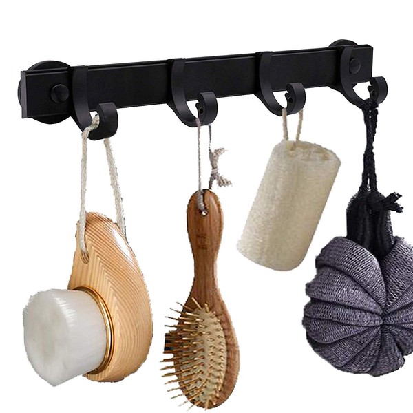 Magnetic Hook Rack Adjustable Hook Rail - Metal Heavy Duty