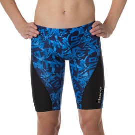 Flow Inverted Splice Jammers para niños, talla 21 a 32, traje de baño Jammer para práctica y competición, natación, Velocity, 24