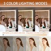 Hasipu Vanity Mirror with Lights, 37" x 26" LED Makeup