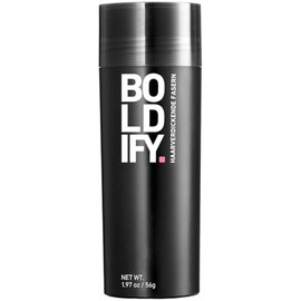 BOLDIFY Hair Fibres for Thinning Hair, Black, Invisible, 56 g Bottle, Conceals Hair Loss in 15 Seconds, Hair Thickening for Fine Hair for Men and Women