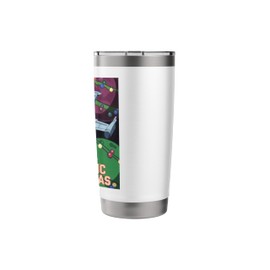 Cosmic Holiday Adventure: Festive Space Explorer Wear Stainless Steel Insulated Tumbler