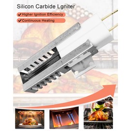 Vaticas 2PCS PB040001 Gas Range Oven Igniter Fit for Viking Range Oven Burner Replace AP5315579 065650-000 PB04001 792263