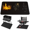 Foreverup Fire Pit Mat, 122CM Fireproof Mat, Grill Mat for
