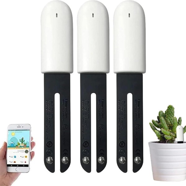 4-in-1 Plant Moisture Meter Watering Indicator, Intelligent Soil Tester Automatically