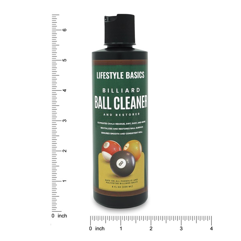 Lifestyle Basics Billiard Ball Cleaner and Restorer Polish | All-in-One