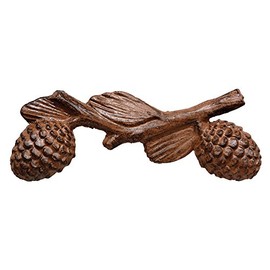 BLACK FOREST DECOR Cast Iron Pinecone Pull