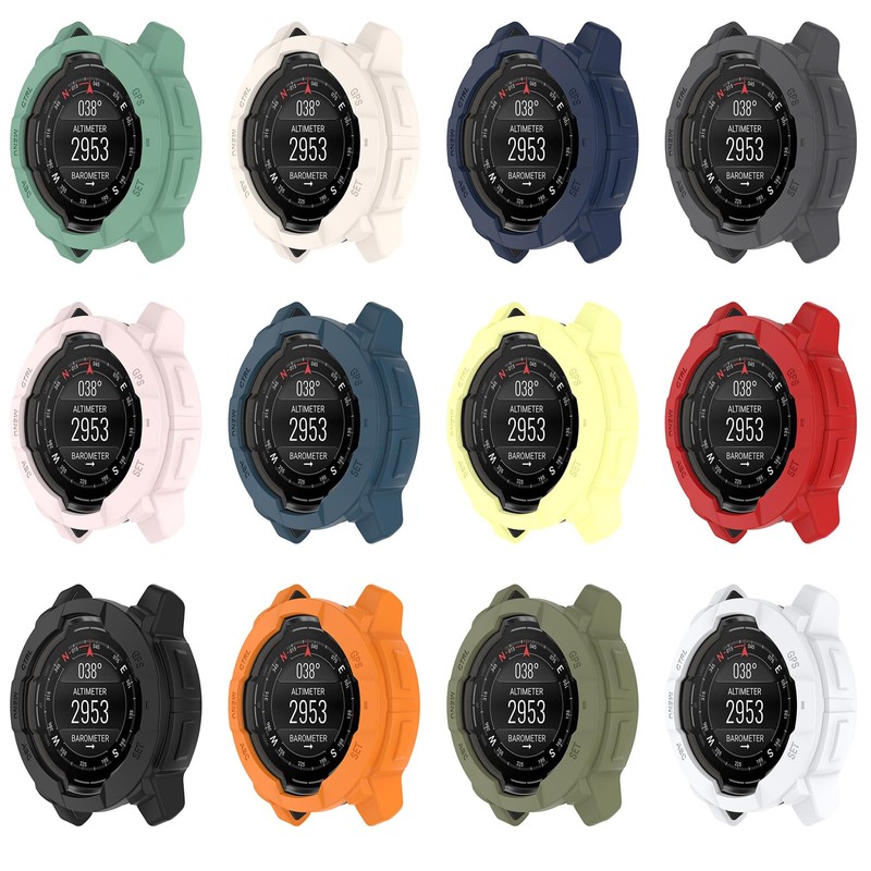 MOTONG Compatible with Garmin Instinct 3 50mm Protective Case -