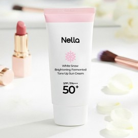 White Eye Glow Fermented Whitening Pink Tone Up Sun Cream 50g / 하얀눈 광채 발효 미백 핑크 톤업 선크림 50g