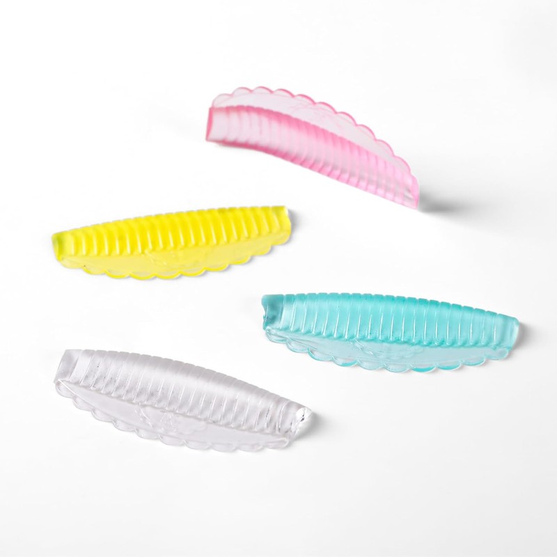 4 pares de herramientas para permanente de pestañas, Transparent Eye