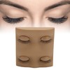 Lash Mannequin Head 2 Pairs Removable Replacement Eyes 3D Simulation