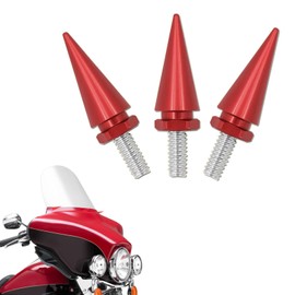 Motorcycle Windshield Bolts Windscreen Trim Spike Screws Fairing Bolts Compatible with Harley Touring Street Glide Electra Glide Tri Glide Ultra Classic Limited 1996-2013