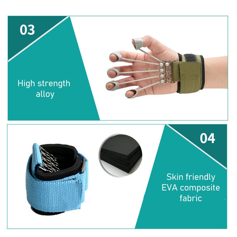 Finger Strengthener Improve Flexibility Hand Grip Strength Trainer with 5