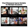 Vammcht Waterproof Rubber Vinyl Apron Heavy Duty Chemical Resistant Work
