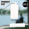 Fampery 3pcs Hearing Aid Battery Cases, Plastic Hearing Aid Batteries