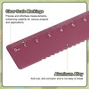 sourcing map 2pcs Straight Ruler 15cm Metric Metal Aluminum Alloy