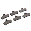 6PCS Brake Pads Low Noise Aging Resistant Consistent Braking Replacement