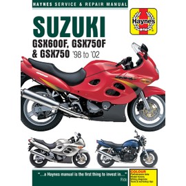 Suzuki GSX600/750F & GSX750 (98 - 03) Haynes Repair Manual (Paperback)