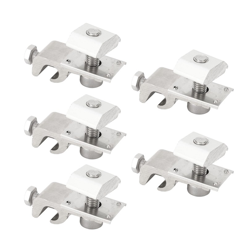5Pcs Solar Panel Grounding Lugs PV Mounting System Metal Clips