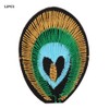 12pcs Peacock Feathers Embroidered Patches DIY Crafts Set Clothes Bags
